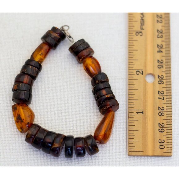 8'' Brown Beaded Bracelet - A14 - Picture 3 of 3